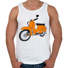 PRINTFASHION Simson schwalbe  - Férfi atléta - Fehér atléta, trikó