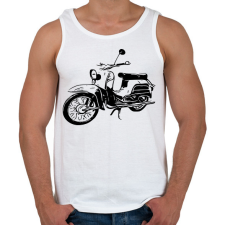 PRINTFASHION simson schwalbe - Férfi atléta - Fehér atléta, trikó