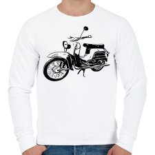 PRINTFASHION simson schwalbe - Férfi pulóver - Fehér férfi pulóver, kardigán