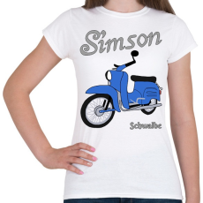 PRINTFASHION Simson schwalbe  - Női póló - Fehér