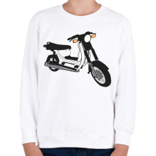 PRINTFASHION Simson sr50 - Gyerek pulóver - Fehér gyerek pulóver, kardigán