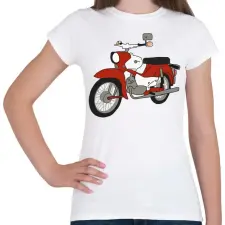 PRINTFASHION Simson Star - Női póló - Fehér női póló