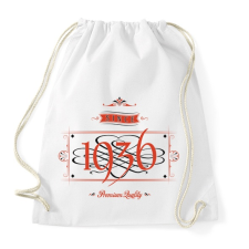 PRINTFASHION since-1936-red-black - Sportzsák, Tornazsák - Fehér tornazsák