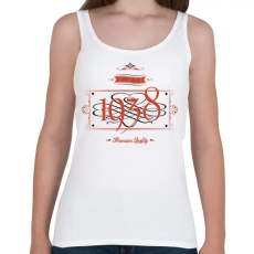 PRINTFASHION since-1938-red-black - Női atléta - Fehér