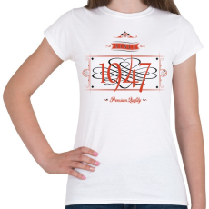 PRINTFASHION since-1947-red-black - Női póló - Fehér