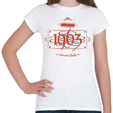 PRINTFASHION since-1963-red-black - Női póló - Fehér