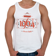 PRINTFASHION since-1964-red-black - Férfi atléta - Fehér atléta, trikó