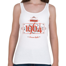 PRINTFASHION since-1964-red-black - Női atléta - Fehér női trikó