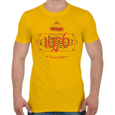 PRINTFASHION since-1976-red-black - Férfi póló - Sárga férfi póló