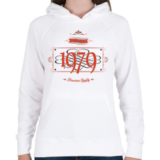 PRINTFASHION since-1979-red-black - Női kapucnis pulóver - Fehér