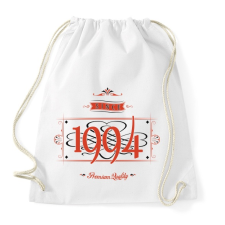 PRINTFASHION since-1994-red-black - Sportzsák, Tornazsák - Fehér tornazsák