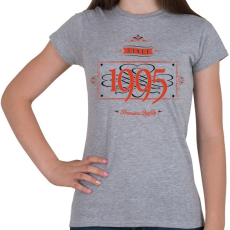 PRINTFASHION since-1995-red-black - Női póló - Sport szürke