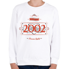 PRINTFASHION since-2002-red-black - Gyerek pulóver - Fehér