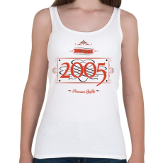 PRINTFASHION since-2005-red-black - Női atléta - Fehér