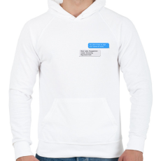 PRINTFASHION Sincerely, Raymond Holt - Brooklyn 99 - Férfi kapucnis pulóver - Fehér