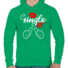 PRINTFASHION Single AF - Férfi kapucnis pulóver - Zöld