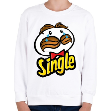 PRINTFASHION Single - Gyerek pulóver - Fehér