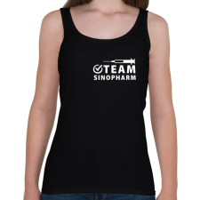 PRINTFASHION Sinopharm Team - Női atléta - Fekete női trikó