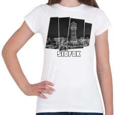 PRINTFASHION Siófok (GTA stílus) - Női póló - Fehér női póló