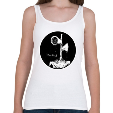 PRINTFASHION Siren head 3 - Női atléta - Fehér női trikó