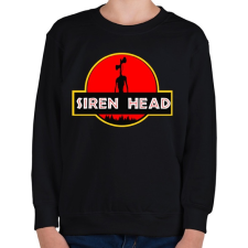 PRINTFASHION Siren head 5 - Gyerek pulóver - Fekete gyerek pulóver, kardigán