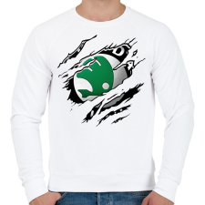 PRINTFASHION Skoda - Férfi pulóver - Fehér férfi pulóver, kardigán