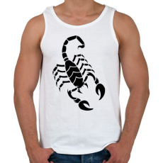 PRINTFASHION Skorpió - Férfi atléta - Fehér