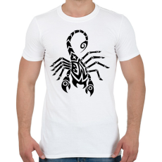 PRINTFASHION Skorpió  - Férfi póló - Fehér
