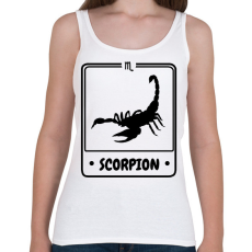 PRINTFASHION skorpió - Női atléta - Fehér