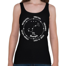 PRINTFASHION Skorpió tulajdonságok - Női atléta - Fekete női trikó