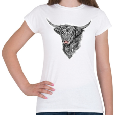 PRINTFASHION skót felfoldi boci - Női póló - Fehér női póló