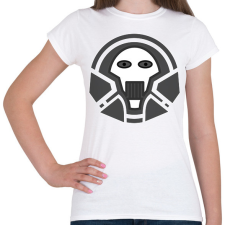 PRINTFASHION skull_1_2 - Női póló - Fehér női póló