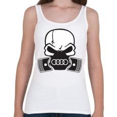 PRINTFASHION Skull audi - Női atléta - Fehér