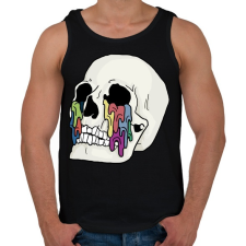 PRINTFASHION Skull cry - Férfi atléta - Fekete atléta, trikó