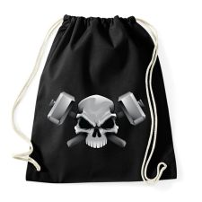 PRINTFASHION Skull Hammer - Sportzsák, Tornazsák - Fekete tornazsák