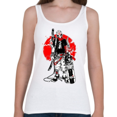 PRINTFASHION Skull Punk Teneeger - Női atléta - Fehér