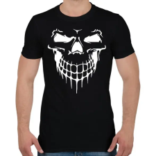 PRINTFASHION Skullface - Férfi póló - Fekete férfi póló