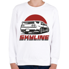 PRINTFASHION Skyline - Gyerek pulóver - Fehér