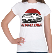 PRINTFASHION Skyline - Női póló - Fehér női póló