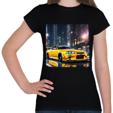 PRINTFASHION skyline - Női póló - Fekete női póló