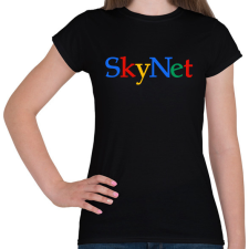 PRINTFASHION Skynet - Női póló - Fekete női póló