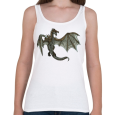 PRINTFASHION Skyrim Sárkány - Női atléta - Fehér