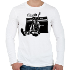 PRINTFASHION slash 2 - Férfi hosszú ujjú póló - Fehér férfi póló