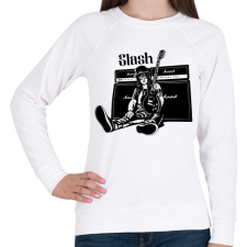 PRINTFASHION slash 2 - Női pulóver - Fehér női pulóver, kardigán