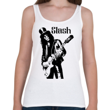 PRINTFASHION slash - Női atléta - Fehér női trikó