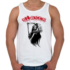 PRINTFASHION Slayer - Férfi atléta - Fehér atléta, trikó