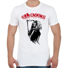 PRINTFASHION Slayer - Férfi póló - Fehér férfi póló