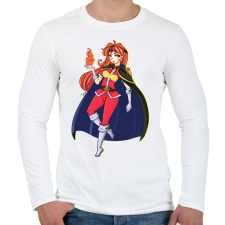 PRINTFASHION Slayer Lina - Férfi hosszú ujjú póló - Fehér férfi póló