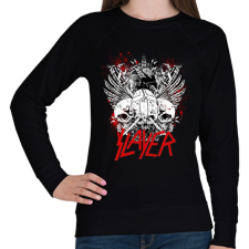 PRINTFASHION SLAYER metal band - Női pulóver - Fekete női pulóver, kardigán