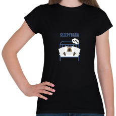 PRINTFASHION Sleepybara - Női póló - Fekete